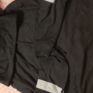 Black Crop Hoodie